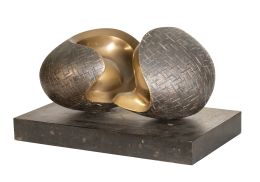 1023.  PABLO SERRANO (Crivillén, Teruel, 1908 - Madrid, 1985)Unidad-Yunta, 1971-72