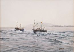 887.  JOSÉ BLANCO CORIS? (1862-1946)Marina