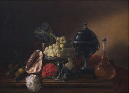 781.  JOSÉ MARIA MURILLO BRACHO (Sevilla, 1827-Málaga, 1882)Bodegón