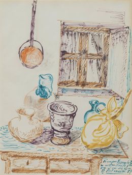 971.  BENJAMÍN PALENCIA (Barrax, Albacete, 1894 - Madrid, 1980)Bodegón, 1959