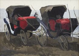949.  ANTONIO HIDALGO AYUSO (Málaga, 1945)Carros