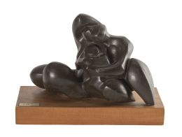 1010.  JOSÉ LEAL (Almería, 1941)Grupo, 1977
