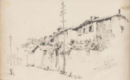 923.  LUIS MENÉNDEZ PIDAL (Pajares, Asturias, 1861-Madrid, 1932)VIsta de Oviedo