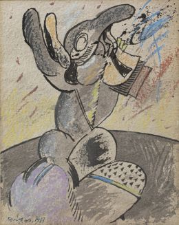 1101.  BONIFACIO ALFONSO GÓMEZ (San Sebastián, 1933 - 2011)Sin título, 1983