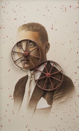 1105.  CARMEN CALVO (Valencia, 1950) El hombre rico ocioso, 2000