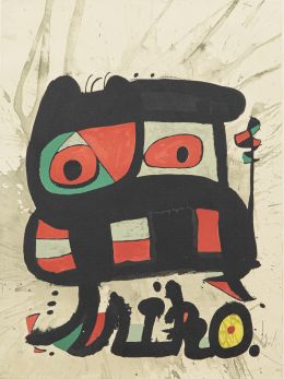 1052.  JOAN MIRÓ (Barcelona, 1893 - Palma de Mallorca, 1983)Affiche Barcelona, 1975