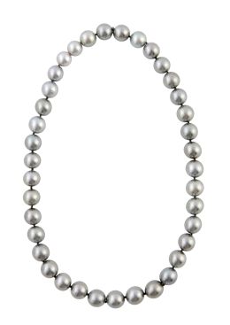 301.  Collar de perlas tahití con cierre de rosca invisible
