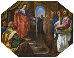829.  ESCUELA ITALIANA, SIGLO XVIIIPredicación de Cristo a sus discípulos
