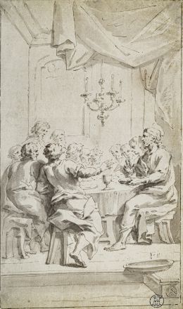 800.  ESCUELA CENTROEUROPEA, SIGLO XVIIILa última Cena