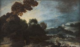 853.  FRANCISCO COLLANTES (Madrid?, h. 1599-?, 1656)
Paisaje con