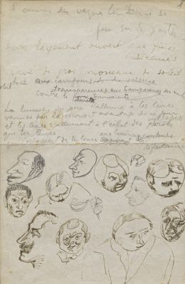 979.  TRISTAN TZARA  (Samuel Rosenstock; Moinesti, Rumania, 1896 - París, 1963)Personnages