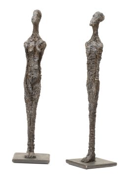 870.  JENNY VERPLANKE (Yzendijke, Holanda, 1952)Pareja de figuras alargadas