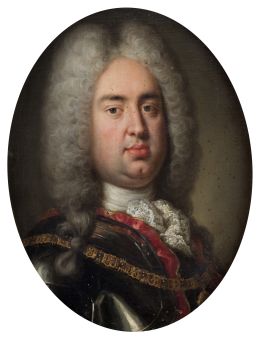764.  ATRIBUIDO A ANTONIO DAVID (Italia,1698-1750)Retrato de Alonso Manrique de Lara y Silva, Duque del Arco