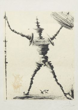 883.  SALVADOR DALÍ (Figueras, 1904 - 1989)Don Quijote