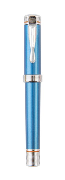354.  Pluma estilográfica HARLEY DAVIDSON, modelo azul