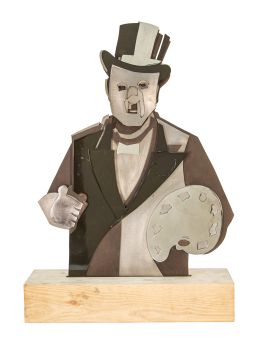 912.  EDUARDO ARROYO (Madrid, 1937 - 2018)Ramoneur, 1985