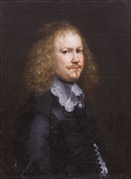 755.  ATRIBUIDO A FERDINAND BOL (Dordrecht, 1616 - Ámsterdam, 1680)Retrato de caballero