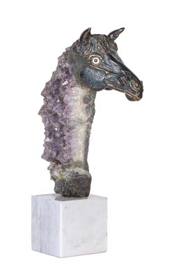 873.  AURELIO TENO (Mina del Soldado, 1927 - Córdoba, 2013)Cabeza de caballo