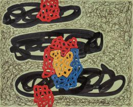 933.  JONATHAN LASKER (Jersey City, EE.UU., 1948)Untitled, 1991