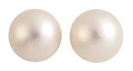 269.  Pendientes de perlas australianas esféricas