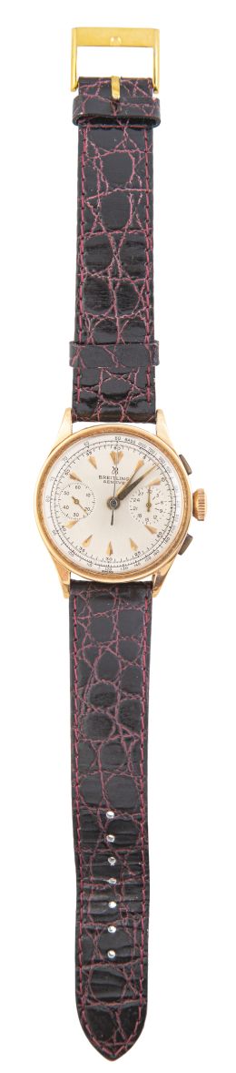 349.  Reloj de pulsera BREITLING GÉNEVE cronógrafo de caballero, 
