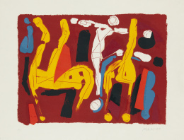 845.  MARINO MARINI (Seggiano, 1924 - Milán, 1997)“From color to form”, 1969.