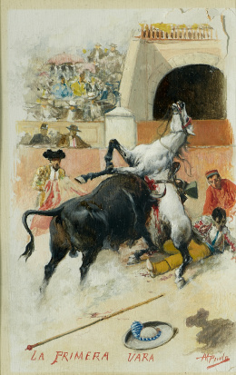 866.  MANUEL PICOLO LÓPEZ  (Murcia, 1855-1912)La primera vara