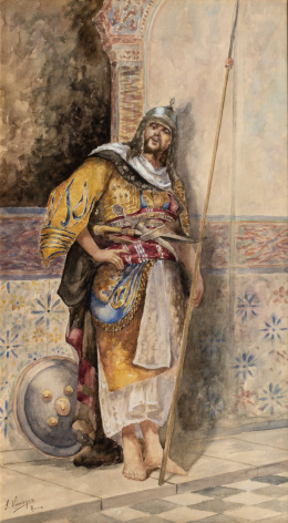 814.  SALVADOR VINIEGRA Y LASSO DE LA VEGA (Cádiz, 1862 - Madrid, 