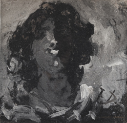 976.  FRANCISCO DOMINGO Y MARQUÉS (Valencia, 1842 - Madrid, 1920)Retrato de mujer.