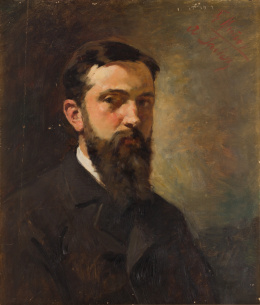 915.  TOMÁS MUÑOZ LUCENA (Córdoba, 1860-Madrid, 1943)Retrato del 