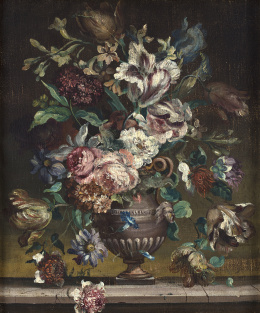 287.  ESCUELA ESPAÑOLA SIGLO XIXPareja de floreros.