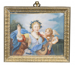 234.  ESCUELA CENTROEUROPEA SIGLO XIXEuterpe, musa de la música.