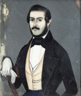 251.  ESCUELA CENTROEUROPEA, SIGLO XIXRetrato de caballero.