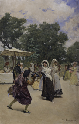 957.  PLÁCIDO FRANCÉS Y PASCUAL (Alcoy, Alicante, 1834-Madrid, 190