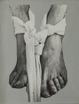 349.  DARÍO VILLALBA (San Sebastián, 1939)“Pies vendados”, 1975.