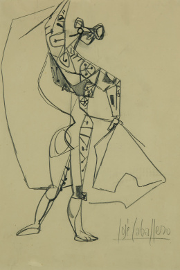 892.  JOSÉ CABALLERO (Huelva, 1915 - Madrid, 1991)Torero.