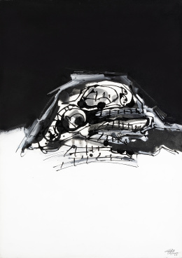 984.  ANTONIO SAURA (Huesca, 1930 -  Cuenca, 1998)Le Chien de Goya, 1968