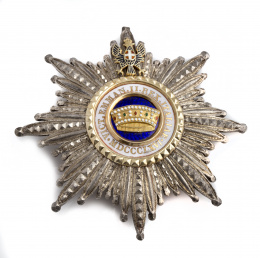 403.  Condecoración en plata y esmaltes. Orden Vittorio Emmanuel II Rey Italia, año MDCCCLXVI (1866)