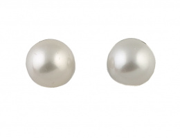 538.  Pendientes de perlas australianas de 13 mm de diámetro 