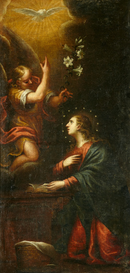 786.  JOSÉ GARCÍA HIDALGO (1645- 1717)Anunciación..