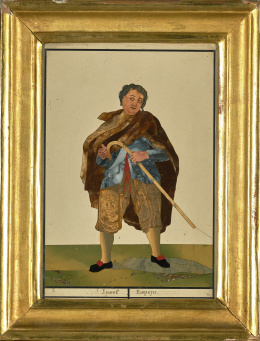 988.  “Josef Espejo” placa en piedras duras. Buen Retiro, Real laboratorio de piedras duras, h. 1800..