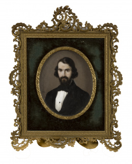 258.  CONSTANT LUIS LORICHON (1800-?)Retrato de caballero.