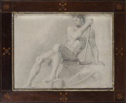 334.  ESCUELA ESPAÑOLA SIGLO XIXAcademia masculina.