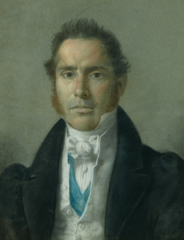 830.  VICENTE RODES  (Alicante, 1791 - Barcelona, 1858)Retrato de caballero..