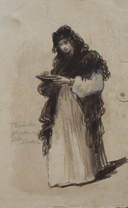 313.  ESCUELA ESPAÑOLA SIGLO XIXPara los que están en pecado mortal.