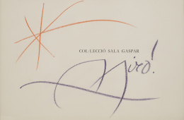 931.  JOAN MIRÓ (Barcelona, 1893 - Palma de Mallorca, 1983)S.T, h.1973.