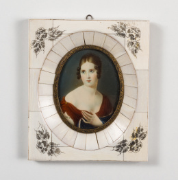 191.  ESCUELA FRANCESA, SIGLO XIX-XXRetrato de dama..