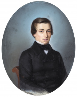 283.  ESCUELA FRANCESA, SIGLO XIXRetrato de caballero.