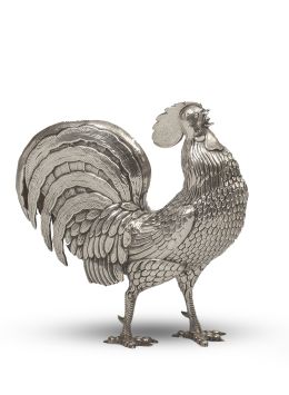 1125.  Gallo de plata.S. XX.