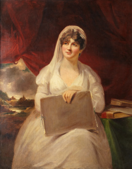 479.  JOHN JAMES MASQUERIER (1778 - 1855)Retrato de dama